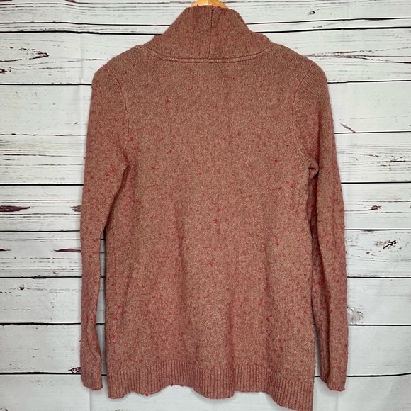 J. Jill | Textured Light Pink Mock Neck Sweater - Picture 5 of 7